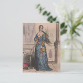 Middeleeuwse Franse kleding onder Karel VI Briefkaart (Staand voorkant)