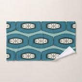 Middeleeuwse Funky Chain Turquoise Bad Handdoek (Handdoek)