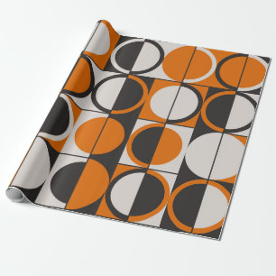 Middeleeuwse geometrische abstracte patronen met e cadeaupapier