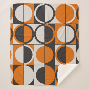 Middeleeuwse geometrische abstracte patronen met e sherpa deken