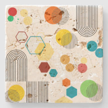 Middeleeuwse geometrische Sinaasappel Groen