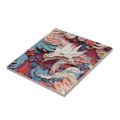 Middeleeuwse Gotische Fantasy Dragon Head 3D Abstr Tegeltje (Zijkant)