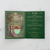 Middeleeuwse gouden bloemharten en zwaard bruiloft (Binnen)