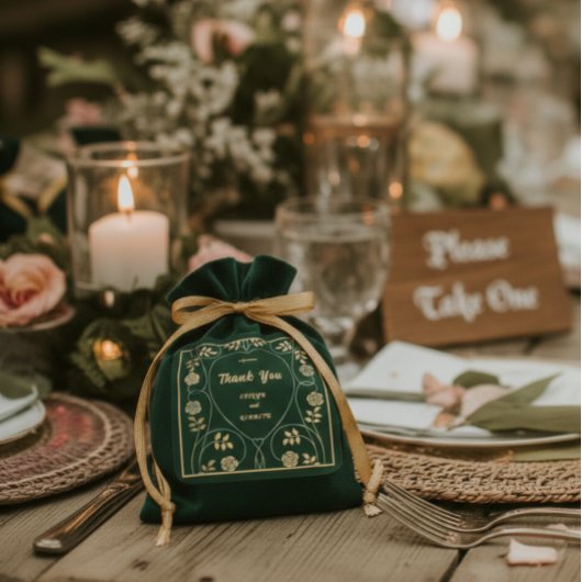 Middeleeuwse gouden bloemharten en zwaard dank u vierkante sticker