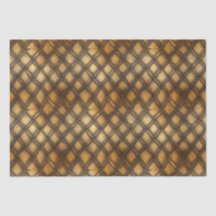 MIDDELEEUWSE GOUDHOUTEN METALEN DECOUPAGE