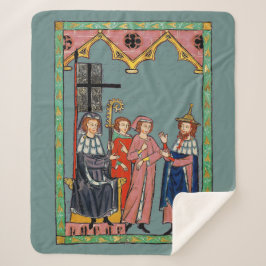 Middeleeuwse Grappige Pet Dag Sherpa Deken