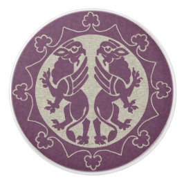 Middeleeuwse Griffins Keramische Knop