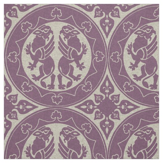 Middeleeuwse Griffins Stof (Swatch)