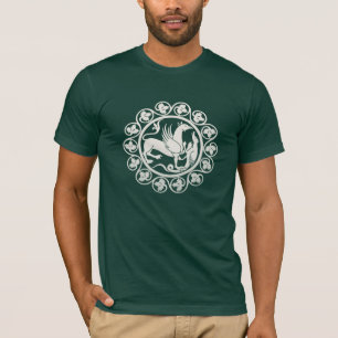 Middeleeuwse Griffioen Gevechtsmedaillon T-shirt