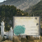 Middeleeuwse Groene Hart Bladboom Liefde Vogel Bru RSVP Kaartje