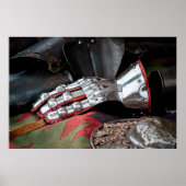 middeleeuwse handschoen poster (Voorkant)