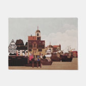 Middeleeuwse haven deurmat (Voorkant)