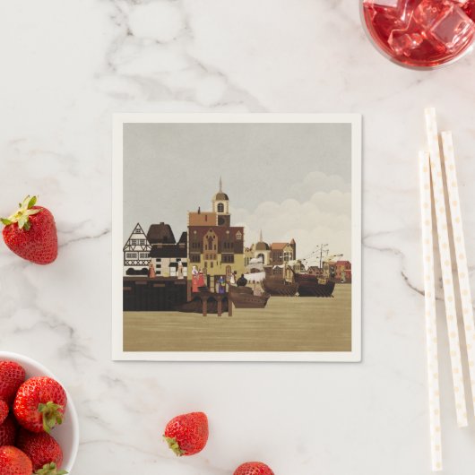 Middeleeuwse haven servet (Insitu)