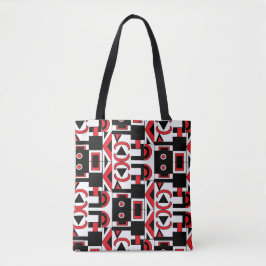 Middeleeuwse hedendaagse Abstracte geometrie Tote Bag