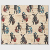 Middeleeuwse Helden Ridders in Lichtend Militair A Cadeaupapier (Vlak)