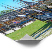 Middeleeuwse herenactment op kasteel Rakvere, Estl Poster (Hoek)