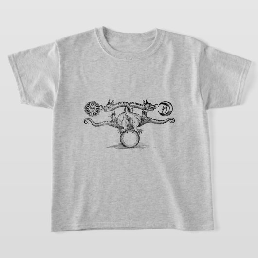 Middeleeuwse Hermes Dragons T-shirt (Laagn)