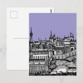 Middeleeuwse hoofdstad Praag Tsjechië Briefkaart (Voorkant / Achterkant)