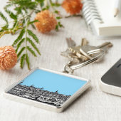 Middeleeuwse hoofdstad Praag Tsjechië Sleutelhanger (Zijkant)