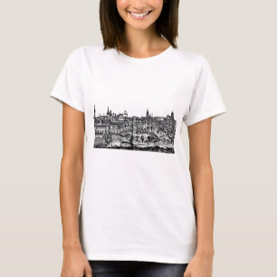 Middeleeuwse hoofdstad Praag Tsjechië T-shirt