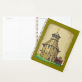 Middeleeuwse Houten Wachttoren en Fort Planner (Display)