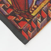 Middeleeuwse icoon van Sint Gregorius de Grote Fleece Deken (Hoek)