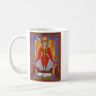 Middeleeuwse icoon van Sint Gregorius de Grote Koffiemok