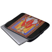 Middeleeuwse icoon van Sint Gregorius de Grote Laptop Sleeve (Voorkant onderkant)