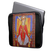 Middeleeuwse icoon van Sint Gregorius de Grote Laptop Sleeve (Voorkant Links)