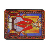 Middeleeuwse icoon van Sint Gregorius de Grote Magneet (Horizontaal)