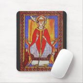 Middeleeuwse icoon van Sint Gregorius de Grote Muismat (Met muis)