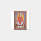 Middeleeuwse icoon van Sint Gregorius de Grote Post-it® Notes (Voorkant)