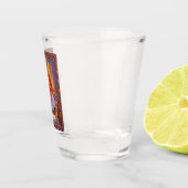 Middeleeuwse icoon van Sint Gregorius de Grote Shot Glas (Rechts)