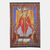 Middeleeuwse icoon van Sint Gregorius de Grote Theedoek (Verticaal)
