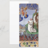 Middeleeuwse illustratie van Sint Bernardus van Cl (Voorkant / Achterkant)