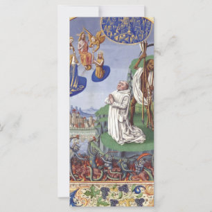 Middeleeuwse illustratie van Sint Bernardus van Cl