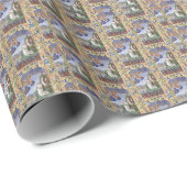 Middeleeuwse illustratie van Sint Bernardus van Cl Cadeaupapier (Rol Hoek)