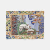 Middeleeuwse illustratie van Sint Bernardus van Cl Fleece Deken (Voorkant (Horizontaal))