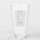 Middeleeuwse illustratie van Sint Bernardus van Cl Glas (Achterkant)
