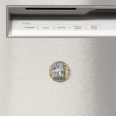 Middeleeuwse illustratie van Sint Bernardus van Cl Magneet (Insitu (Vaatwasser))