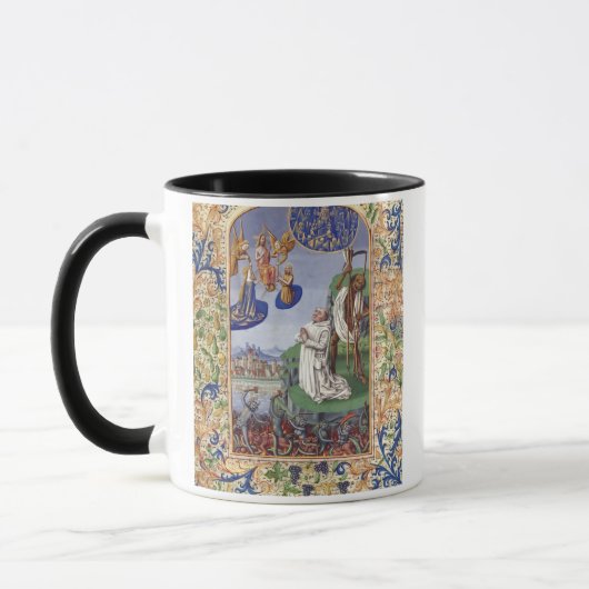Middeleeuwse illustratie van Sint Bernardus van Cl Mok (Links)