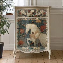 Middeleeuwse Jade Bloem William Morris Stijl Eenho