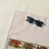 Middeleeuwse kaart van Europa (door Willem Blaeu) Strandlaken (In situ)