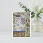 Middeleeuwse kalender: Juli Briefkaart (Staand voorkant)