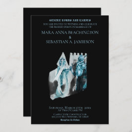 *~* Middeleeuwse Kasteel Prinses Ridder Bruiloft Kaart