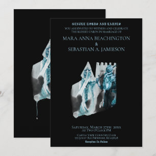 *~* Middeleeuwse Kasteel Prinses Ridder Trouwdag Kaart