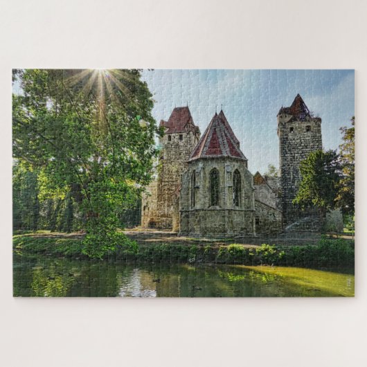 middeleeuwse kasteel puzzel (Horizontaal)