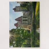 middeleeuwse kasteel puzzel legpuzzel (Verticaal)
