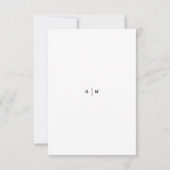 Middeleeuwse Kasteel Zwart Witte Illustratie Save The Date (Achterkant)