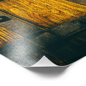 Middeleeuwse kasteelpoort close-up. foto afdruk (Hoek)